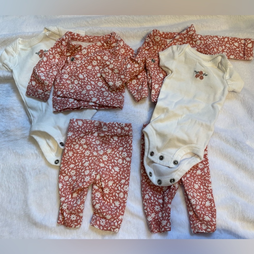 NWOT Carter Preemie 3 piece TWIN